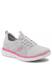 Sneakersy Sneakersy  - Shes Magnificent 104075/LGHP Light Gray/Hot Pink - eobuwie.pl Skechers