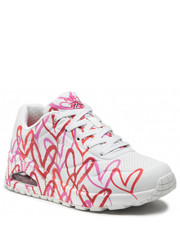 Sneakersy Sneakersy  - Spread The Love 155507/WRPK White/Red/Pink - eobuwie.pl Skechers