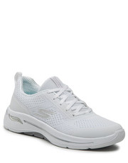 Sneakersy Sneakersy  - Go Walk Arch Fit 124404/WSL White/Silver - eobuwie.pl Skechers