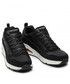 Mokasyny męskie Skechers Sneakersy  - Draw 2 232153/BKW Black/White