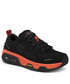 Mokasyny męskie Skechers Sneakersy  - Brazen 232256/BKRD Black/Red