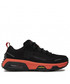 Mokasyny męskie Skechers Sneakersy  - Brazen 232256/BKRD Black/Red