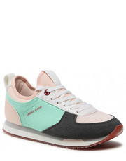 Sneakersy Sneakersy  - HH2R4049C Pink/Grey/Green - eobuwie.pl Cross Jeans