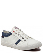 Mokasyny męskie Sneakersy  - II1R4005C  White - eobuwie.pl Cross Jeans