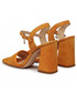 Sandały Solo Femme Sandały  - 30706-13-L77/L79-07-00 Pomarańczowy