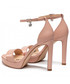 Sandały Solo Femme Sandały  - 47701-01-E06/000-07-00 Pudrowy Róż