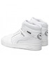 Półbuty męskie Puma Sneakersy  - Slipstream Mid 384348 01  White/ Black
