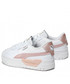 Półbuty dziecięce Puma Sneakersy  - Cali Dream Shiny Pack Jr 386073 01  White/Rose Gold