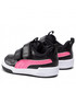 Półbuty dziecięce Puma Sneakersy  - Multiflex Glitz V Inf 384886 03  Black/Sunset Pink