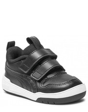 Półbuty dziecięce Sneakersy  - Multiflex Sl V Inf 380741 01  Black/ White - eobuwie.pl Puma