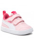 Półbuty dziecięce Puma Sneakersy  - Courtflex v2 V Inf 371544 25 Almond Blossom/ White