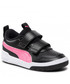 Półbuty dziecięce Puma Sneakersy  - Multiflex Glitz Fs V Ps 384885 03  Black/Sunset Pink