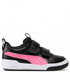 Półbuty dziecięce Puma Sneakersy  - Multiflex Glitz Fs V Ps 384885 03  Black/Sunset Pink