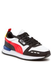 Półbuty dziecięce Sneakersy  - R78 Jr 373616 30 White/High Risk Red/Black - eobuwie.pl Puma