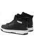 Trzewiki dziecięce Puma Sneakersy  - Rebound Joy Fur Jr 375477 01  Black/ White