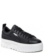 Sneakersy Sneakersy  - Mayze Classic Wns 384209 03  Black/ White - eobuwie.pl Puma
