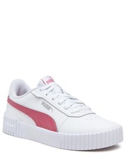 Sneakersy Sneakersy  - Carina 2.0 385849 06 White/Dusty Orchid/Silver - eobuwie.pl Puma
