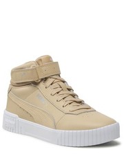 Sneakersy Sneakersy  - Carina 2.0 Mid 385851 04 Light Sand/Silver/White - eobuwie.pl Puma