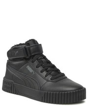 Sneakersy Sneakersy  - Carina 2.0 Mid Wtr 385852 01 Black/Black/Dark Shadow - eobuwie.pl Puma