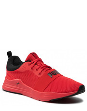 Mokasyny męskie Sneakersy  - Wired Run 373015 05 High Risk Red/ Black - eobuwie.pl Puma