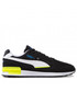 Mokasyny męskie Puma Sneakersy  - Gravition 380738 23  Black/White/Lime S/Blue