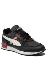 Mokasyny męskie Sneakersy  - Gravition Pro Fc 386479 02 Black/Vaporo Gray/I red/Gold - eobuwie.pl Puma
