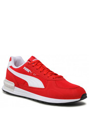 Mokasyny męskie Sneakersy  - Graviton 380738 16 Red/ White/Black/N Cloud - eobuwie.pl Puma