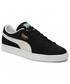 Mokasyny męskie Puma Sneakersy  - Suede Classic XXI 374915 01  Black/ White