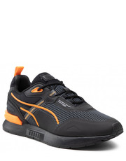 Mokasyny męskie Sneakersy  - Mirage Tech Ripstop 381673 01  Black/Orange Glow - eobuwie.pl Puma