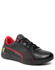 Mokasyny męskie Sneakersy  - Ferrari Neo Cat 307019 01  Black/ Black - eobuwie.pl Puma