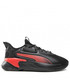 Mokasyny męskie Puma Sneakersy  - Softride Premier Ombre 376189 01  Black/High Risk Red