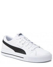 Mokasyny męskie Sneakersy  - Ever Fs 384824 01  White/Black/ White - eobuwie.pl Puma