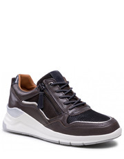 Sneakersy Sneakersy  - 32-34501-05 Dark Grey/Black/Silver - eobuwie.pl Salamander