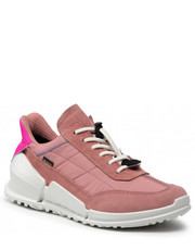 Półbuty dziecięce Sneakersy  - Biom K1 GORE-TEX 71171360381 Damask Rose/Damask Rose/Pink Neon - eobuwie.pl ECCO