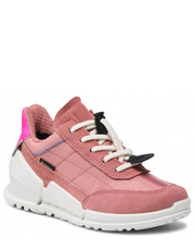 Półbuty dziecięce Sneakersy  - Biom K1 GORE-TEX 71171260381 Damask Rose/Damask Rose/Pink Neon - eobuwie.pl ECCO