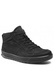 Mokasyny męskie Sneakersy  - Byway 50160451052 Black/Black - eobuwie.pl ECCO