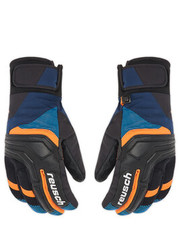 Rękawiczki męskie Rękawice narciarskie  - Strike R-Tex Xt 6101206 Dress Blue/Orange Popsicle 4425 - eobuwie.pl Reusch