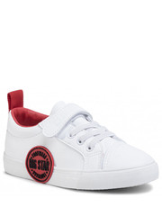 Półbuty dziecięce Sneakersy  - FF374088 White/Red - eobuwie.pl BIG STAR