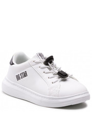 Półbuty dziecięce Sneakersy  - JJ374069 White/Black - eobuwie.pl BIG STAR