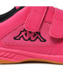 Półbuty dziecięce Kappa Sneakersy  - 260695T Pink/Black 2211