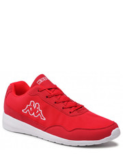 Mokasyny męskie Sneakersy  - 242495XL Red/White 2010 - eobuwie.pl Kappa