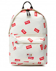 Plecak Plecak  - Bacoor Multi Label Aop Badge Backpack SCool FBU0004 Sweet Corn Linear Label Aop 13023 - eobuwie.pl Fila