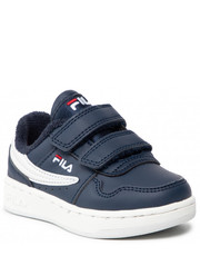 Półbuty dziecięce Sneakersy  - Arcade Velcro Infants 1011078.21N  Navy - eobuwie.pl Fila