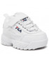 Półbuty dziecięce Fila Sneakersy  - Disruptor E Infants 1011298.1FG White