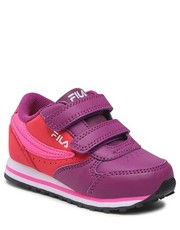Półbuty dziecięce Sneakersy  - Orbit Velcro Infants 1011080.43066 Wild Aster/Teaberry - eobuwie.pl Fila