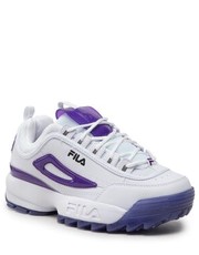 Półbuty dziecięce Sneakersy  - Disruptor T Teens FFT0050.13155 White/Prism Violet - eobuwie.pl Fila