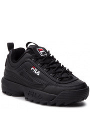 Sneakersy Sneakersy  - Disruptor Low Wmn 1010302.12V Black/Black - eobuwie.pl Fila
