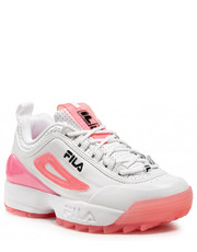 Sneakersy Sneakersy  - Disruptor Premium Wmn 1010862.94Q White/Calypso Coral - eobuwie.pl Fila