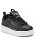 Sneakersy Fila Sneakersy  - Fx Disruptor Wmn 1011386.11X Black/Silver