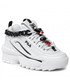 Sneakersy Fila Sneakersy  - Disruptor Chain Wmn FFW0090.13036 White/Black